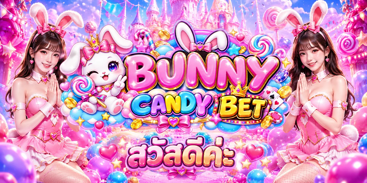 BUNNY CANDY BET โปรโมชั่นสมาชิกใหม่รับโบนัส 100%