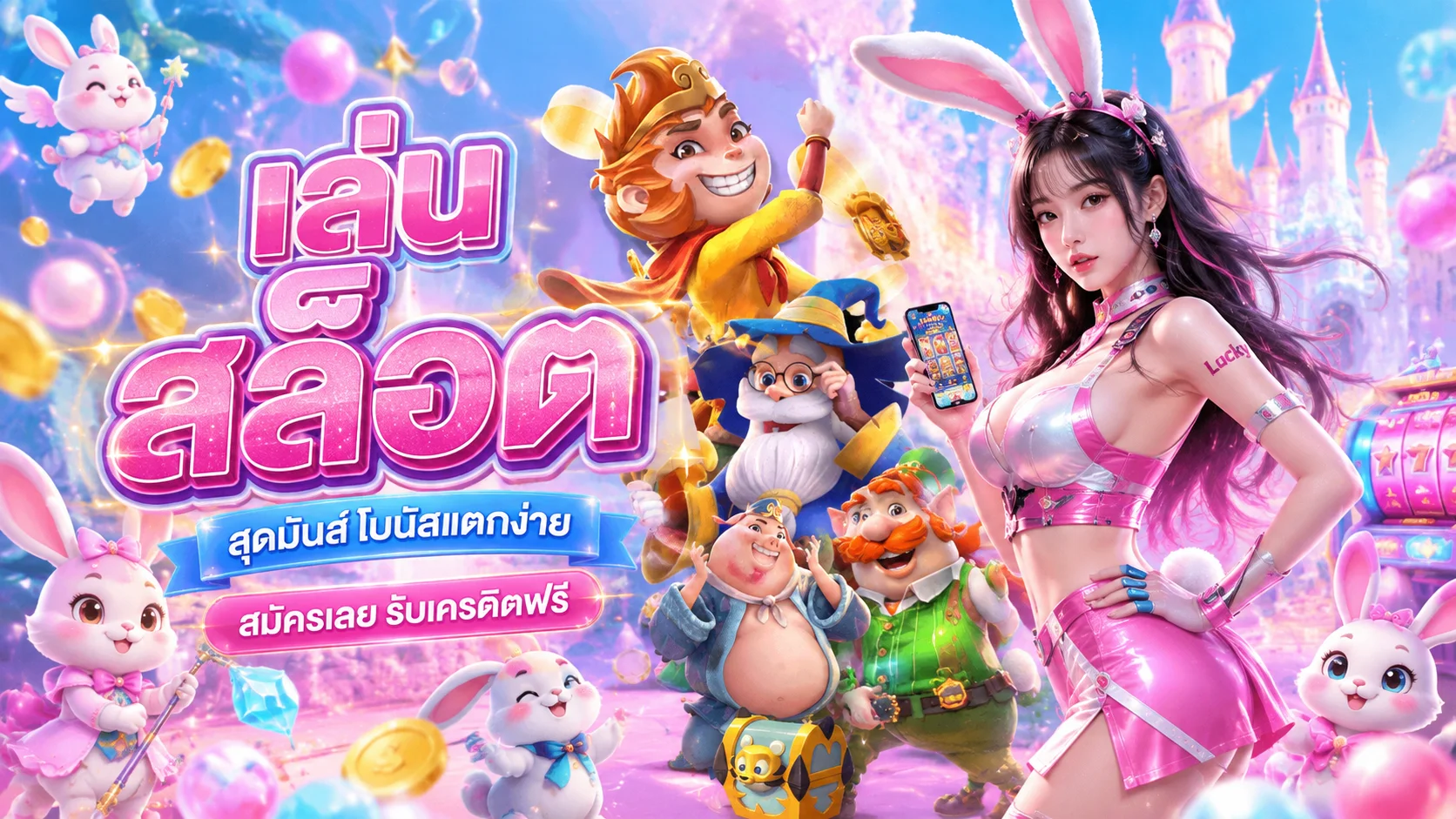 คาสิโนออนไลน์ BUNNY CANDY BET บาคาร่าถ่ายทอดสด